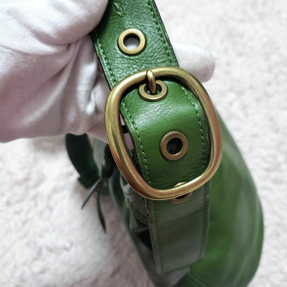 Vintage coach 11422 bleecker large duffle bag leaf green - Picture 2 of 8